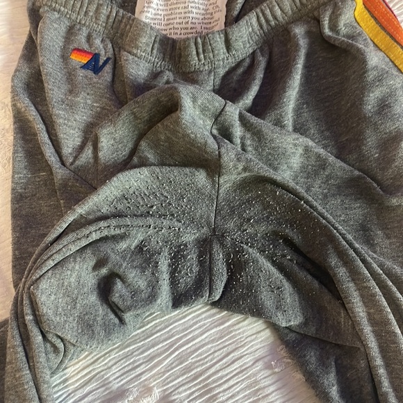 Aviator nation 5 Stripe sweatpants size XL - Picture 4 of 5
